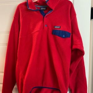Patagonia Red and Blue Sweatshirt